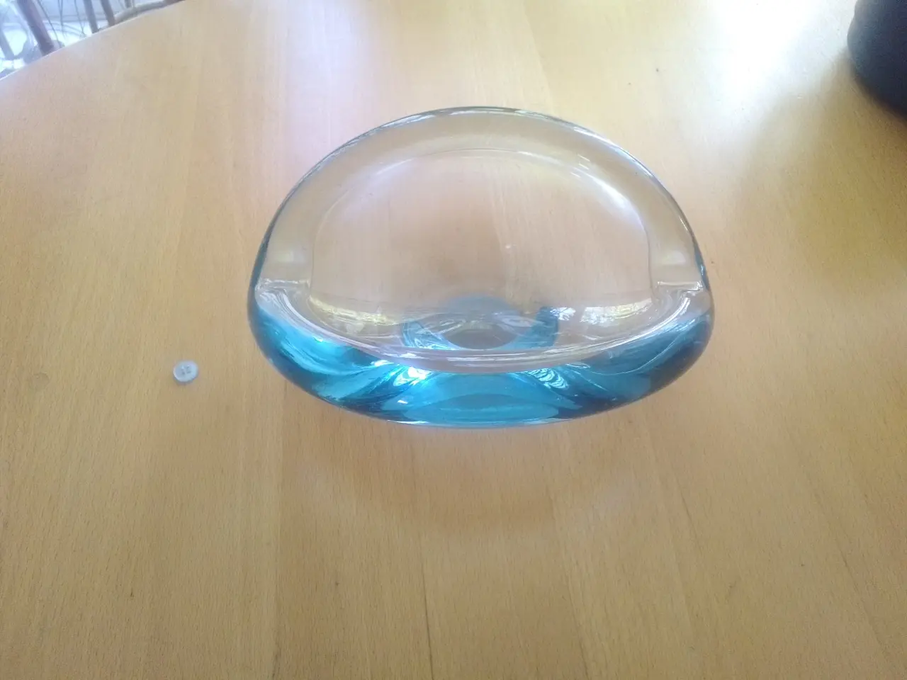 Billede 1 - Stor Per Lütken glasskål fra Holmegaard