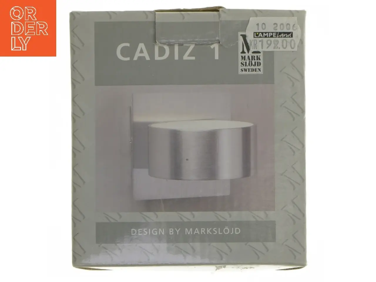 Billede 1 - Væglampe Cadiz 1 fra Mark Sljd (str. Ø 8 cm)