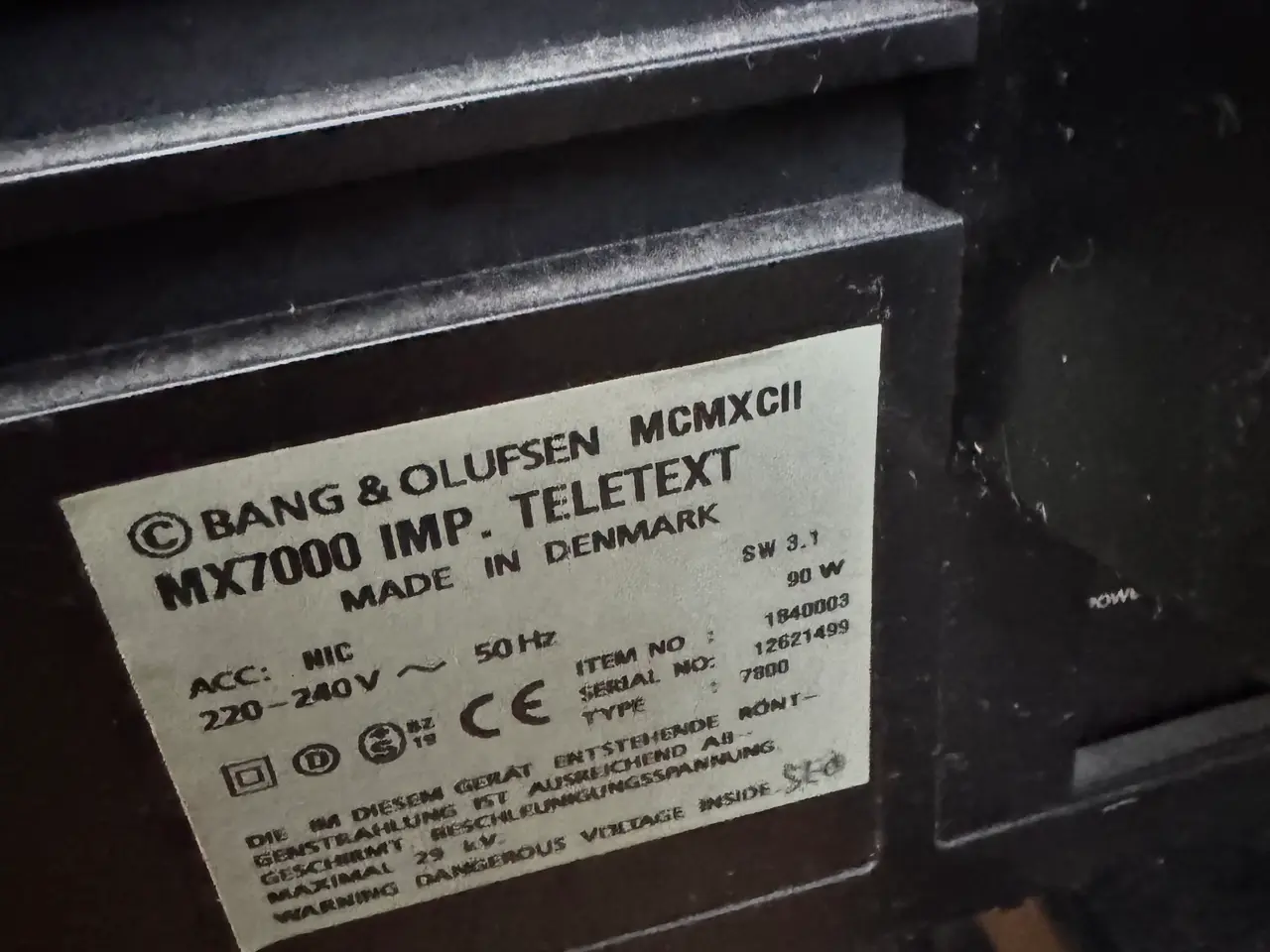 Billede 6 - BeoVision MX7000