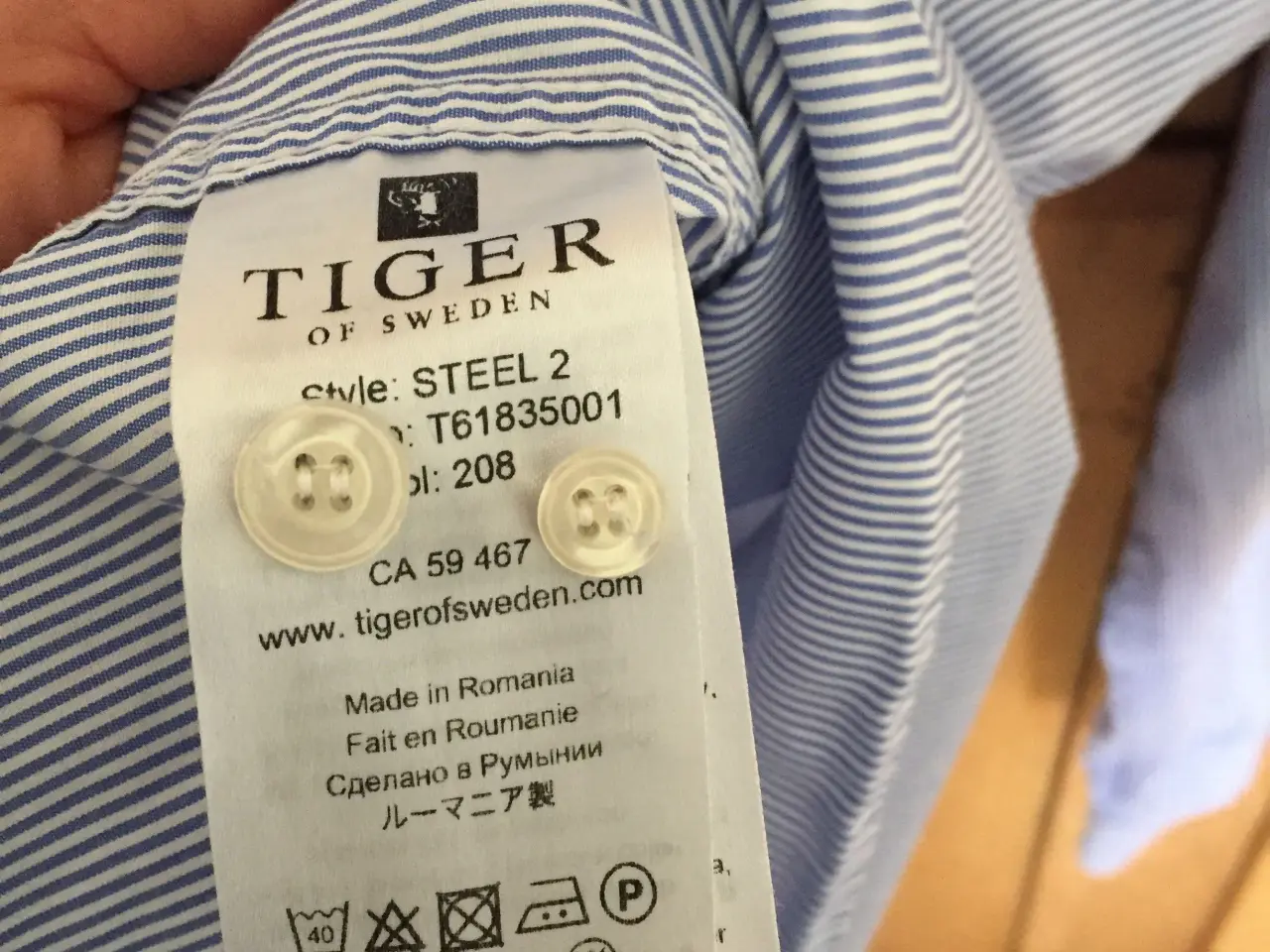 Billede 3 - Herreskjorte Tiger of Sweden