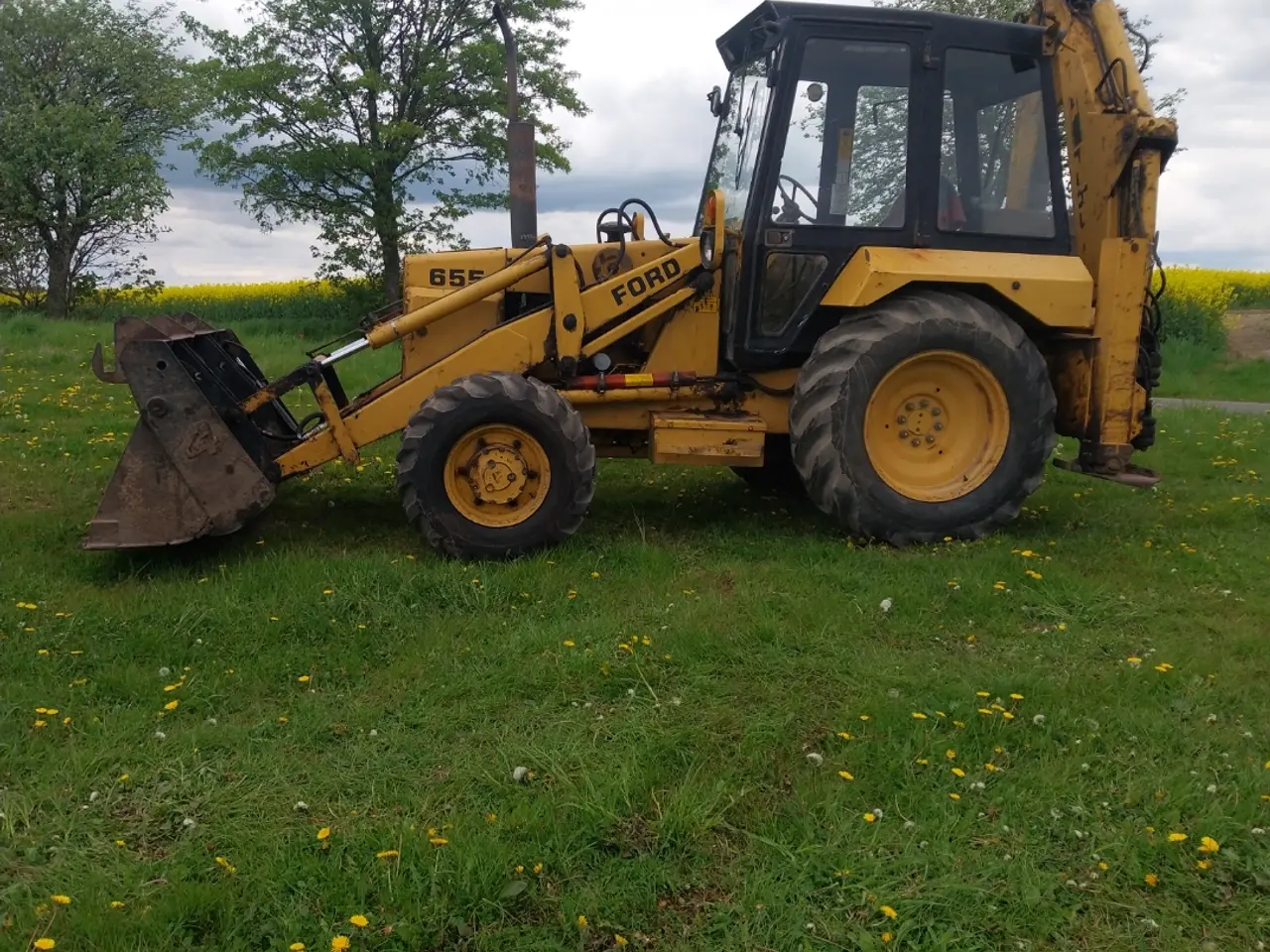 Billede 3 - Ford 655 4WD M. Skovle 