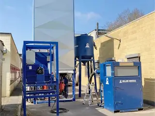 Holland Mineraal Recycling unit - Steel blasting / Sand blasting / Sand blæsning