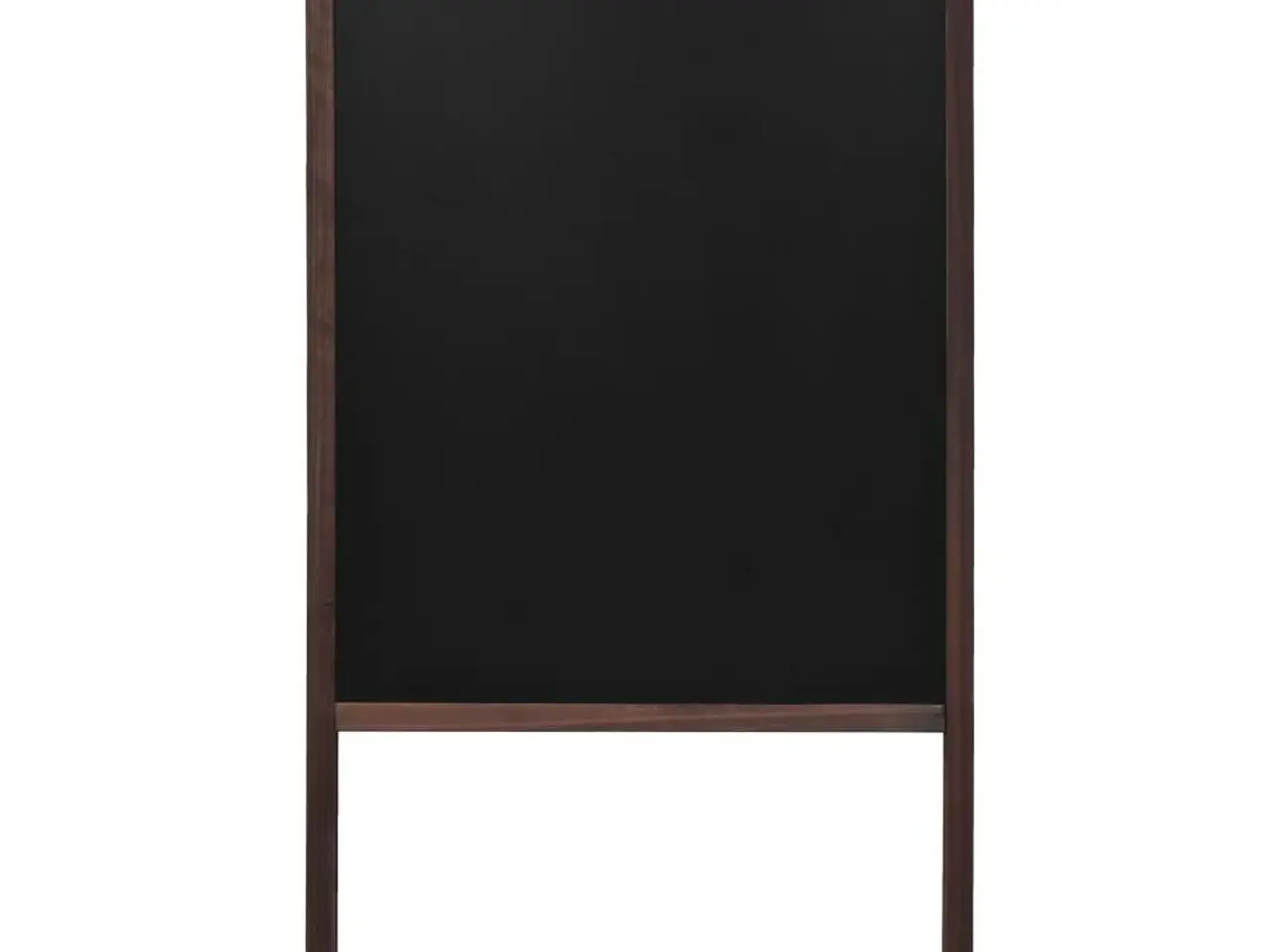 Billede 3 - Dobbeltsidet fritstående tavle i cedertræ - 60 × 80 cm