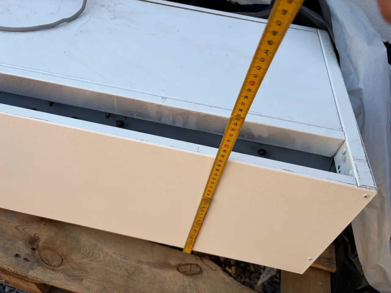 Billede 4 - Hvid ventilationskasse Fancoil