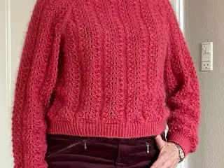 Håndstrikket dame bluse