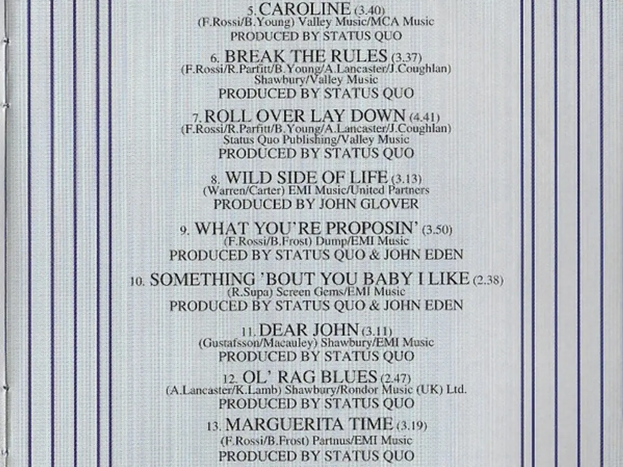 Billede 6 - Status Quo – Whatever You Want – CD
