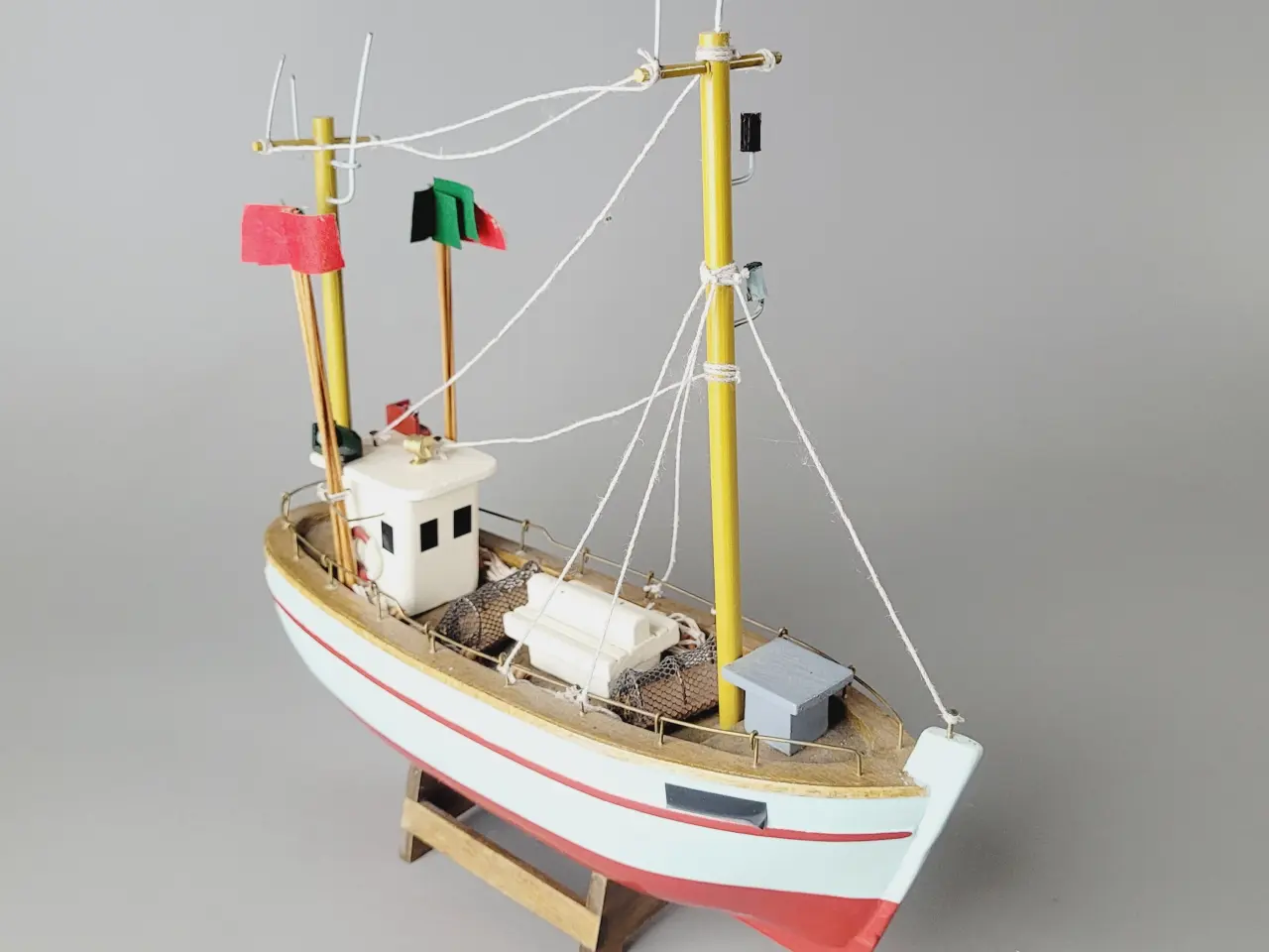 Billede 3 - ⭐️- Fin og detaljeret model af fiskekutter