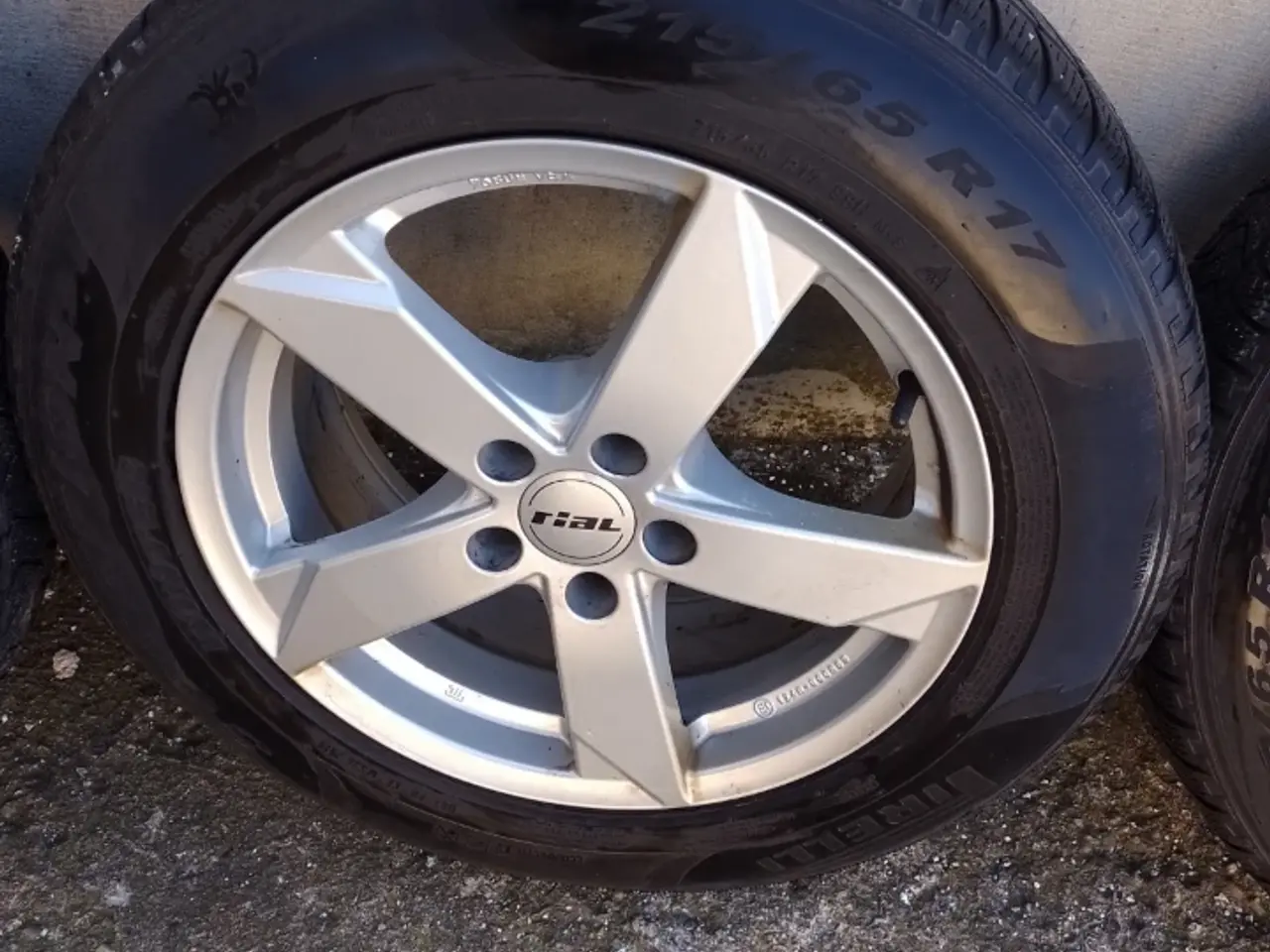 Billede 6 - 17" Alufælge med vinterdæk 5x112