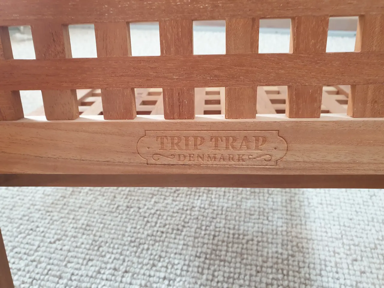 Billede 2 - Trip-Trap avisholder i teak