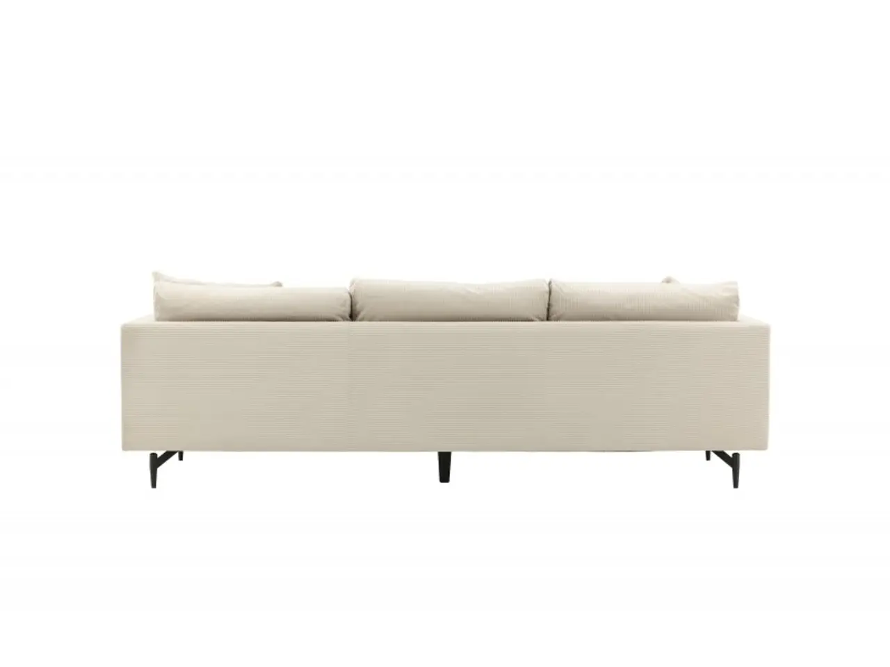 Billede 10 - Sofia 3 personers Sofa  - Beige Fløjl