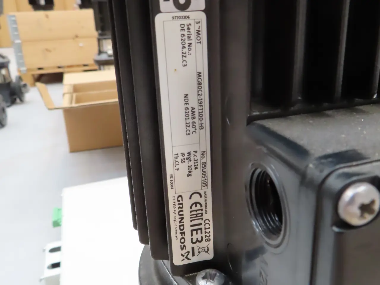 Billede 2 - Centrifugalpumpe GRUNDFOS PN-SN A-96500965-10001173
