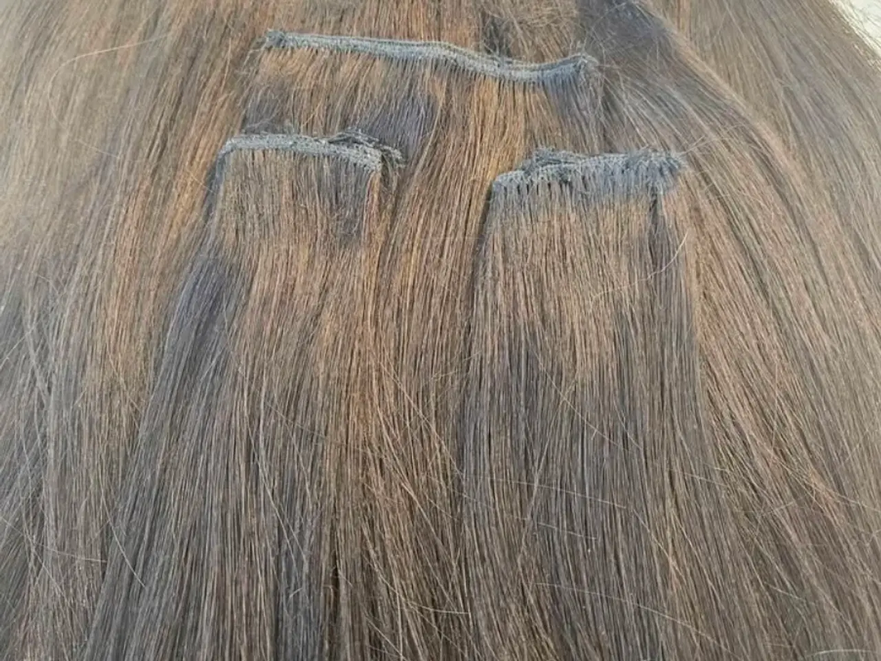 Billede 1 - Naturlige hair extensions 6 dele