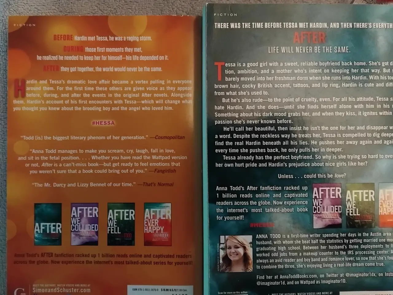 Billede 2 - Anna Todd Bøger Books After & Before, Engelsk