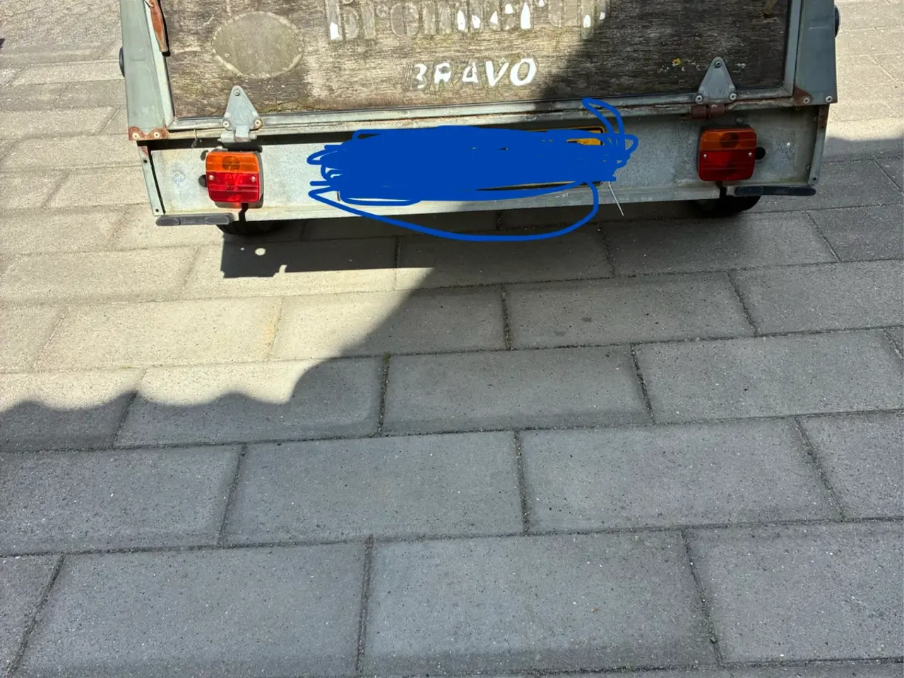 Billede 1 - Uden plader, med presenning, bud modtages 