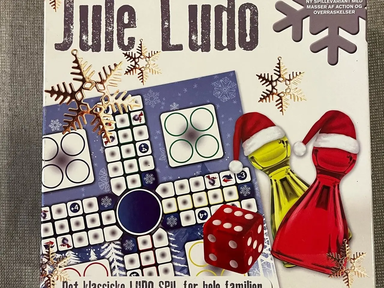 Billede 1 - Jule-Ludo brætspil (komplet)