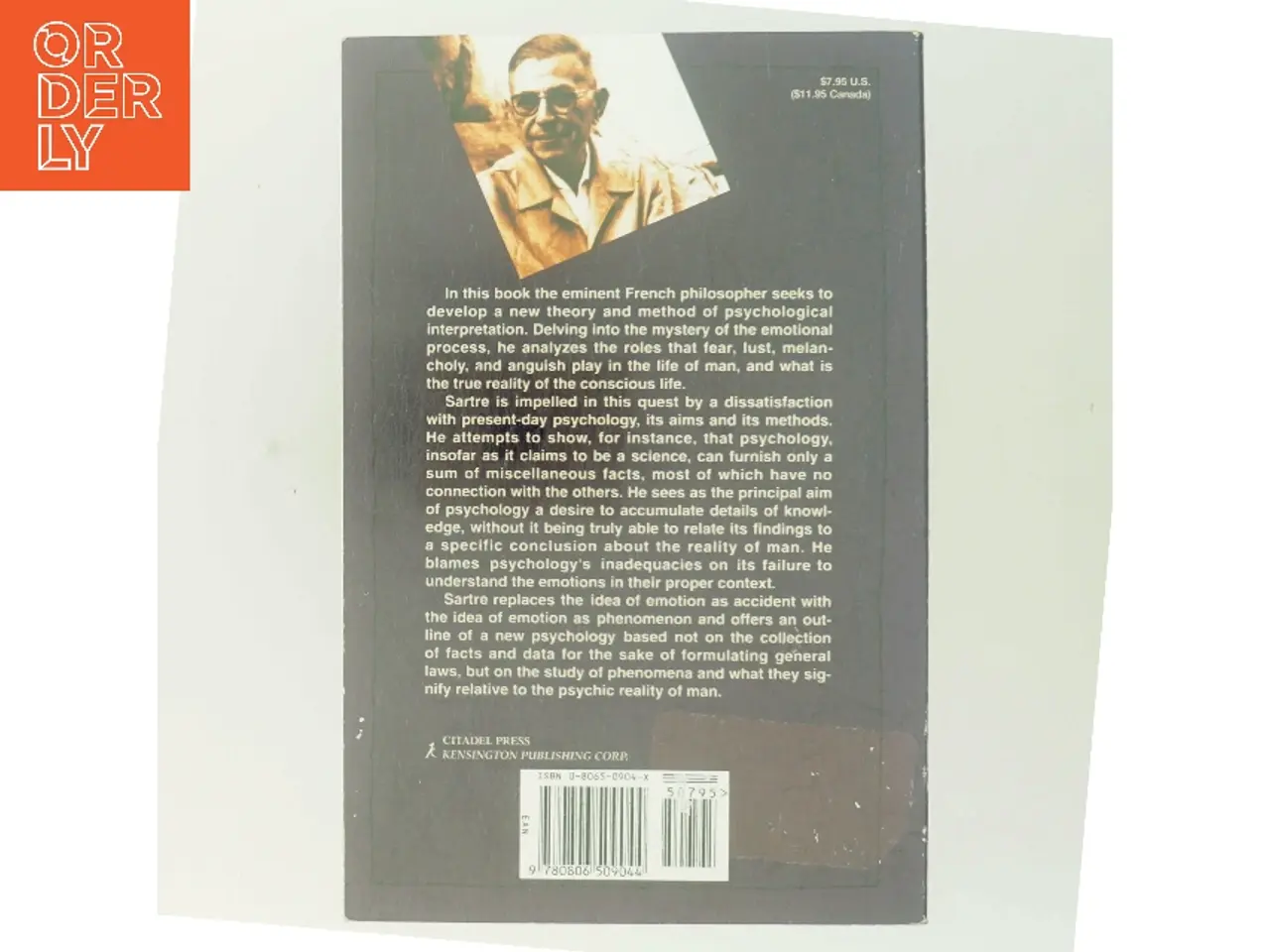 Billede 3 - The Emotions af Jean-Paul Sartre (Bog)