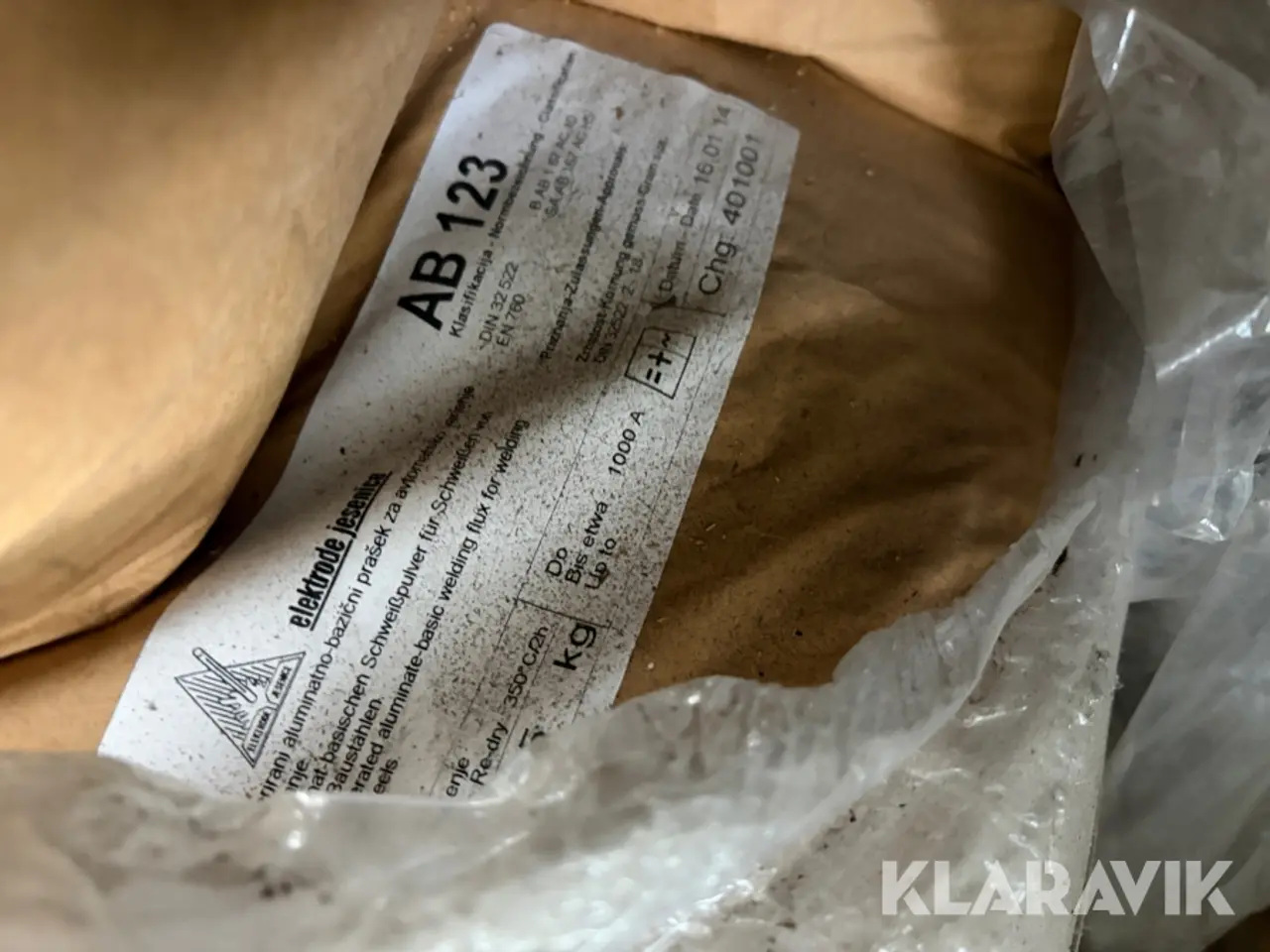 Billede 8 - Flux/ svejsesand Elektrode service AB 123 3 paller