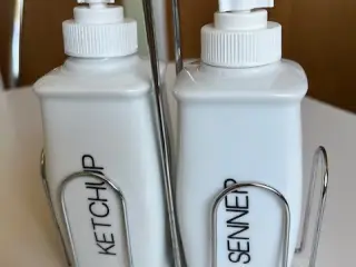 Sennep/ketchupsæt