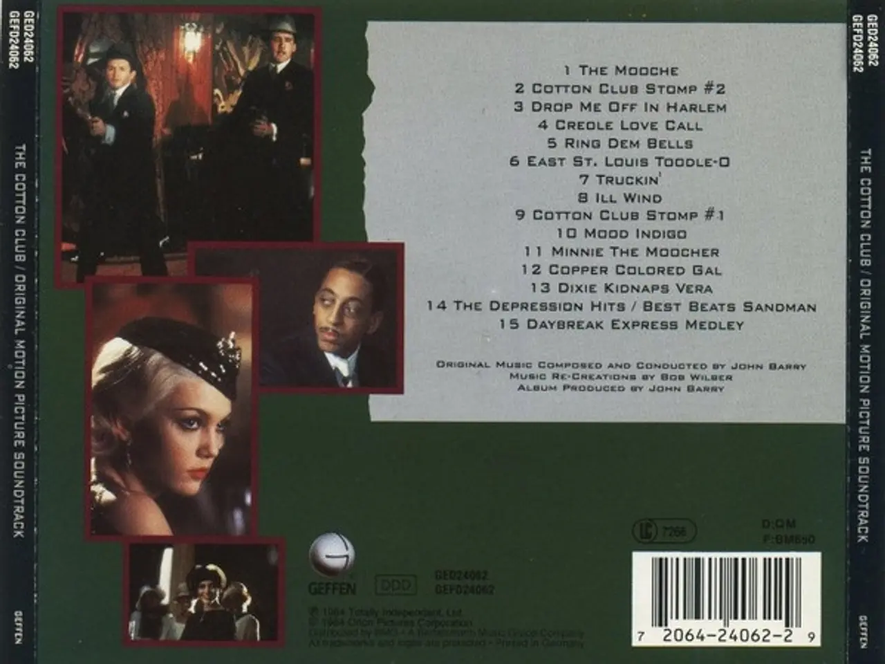 Billede 2 - John Barry – The Cotton Club (Original… – CD
