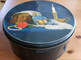 RETRO Kagedåse med motiv.