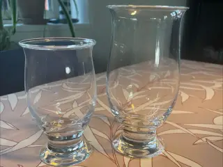 4 Holmegaard Ideelle ølglas 25cl og 2 Ideelle van