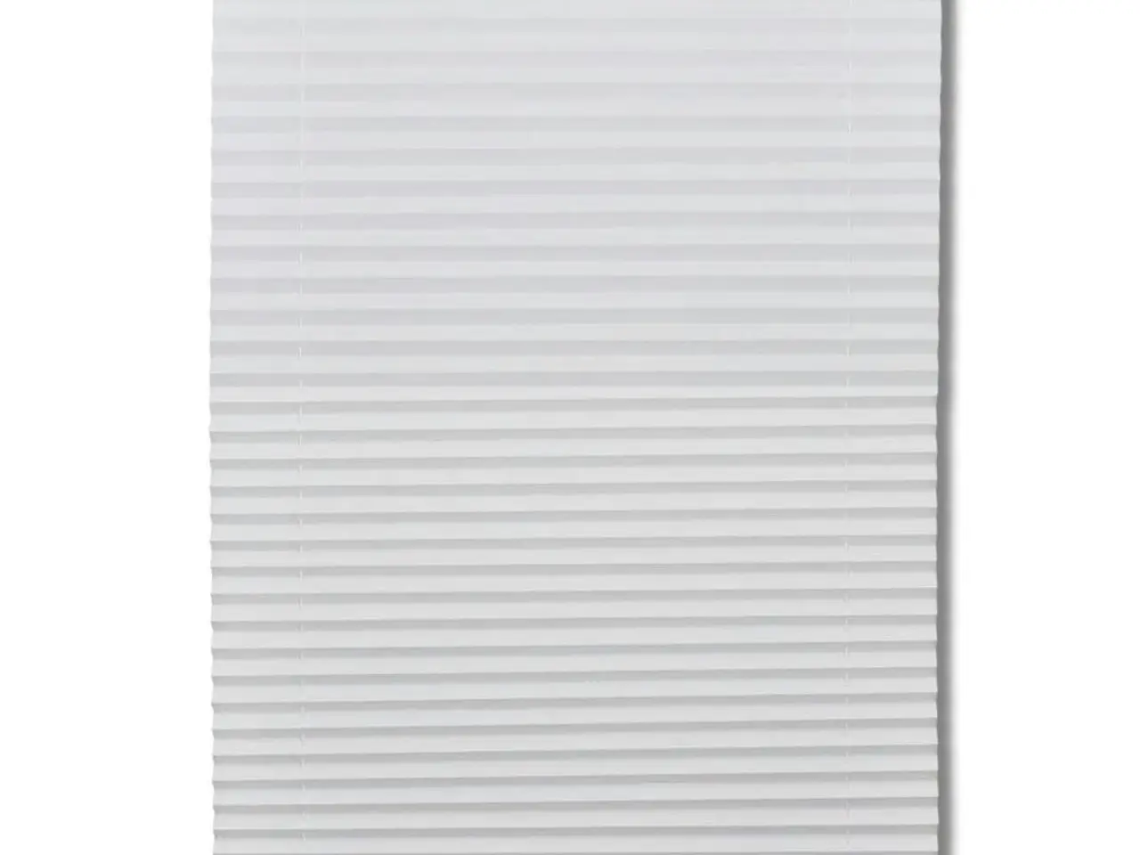 Billede 2 - Plisseret rullegardin 110 × 200 cm - hvid, uden boring