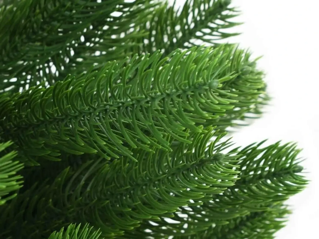 Billede 4 - Kunstigt juletræ med naturtro nåle 180 cm grøn
