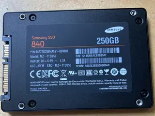 Samsung SSD – 250 GB