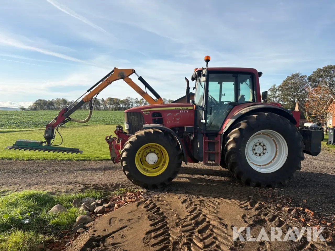 Billede 2 - Traktor John Deere 6930 Premium med klippearm