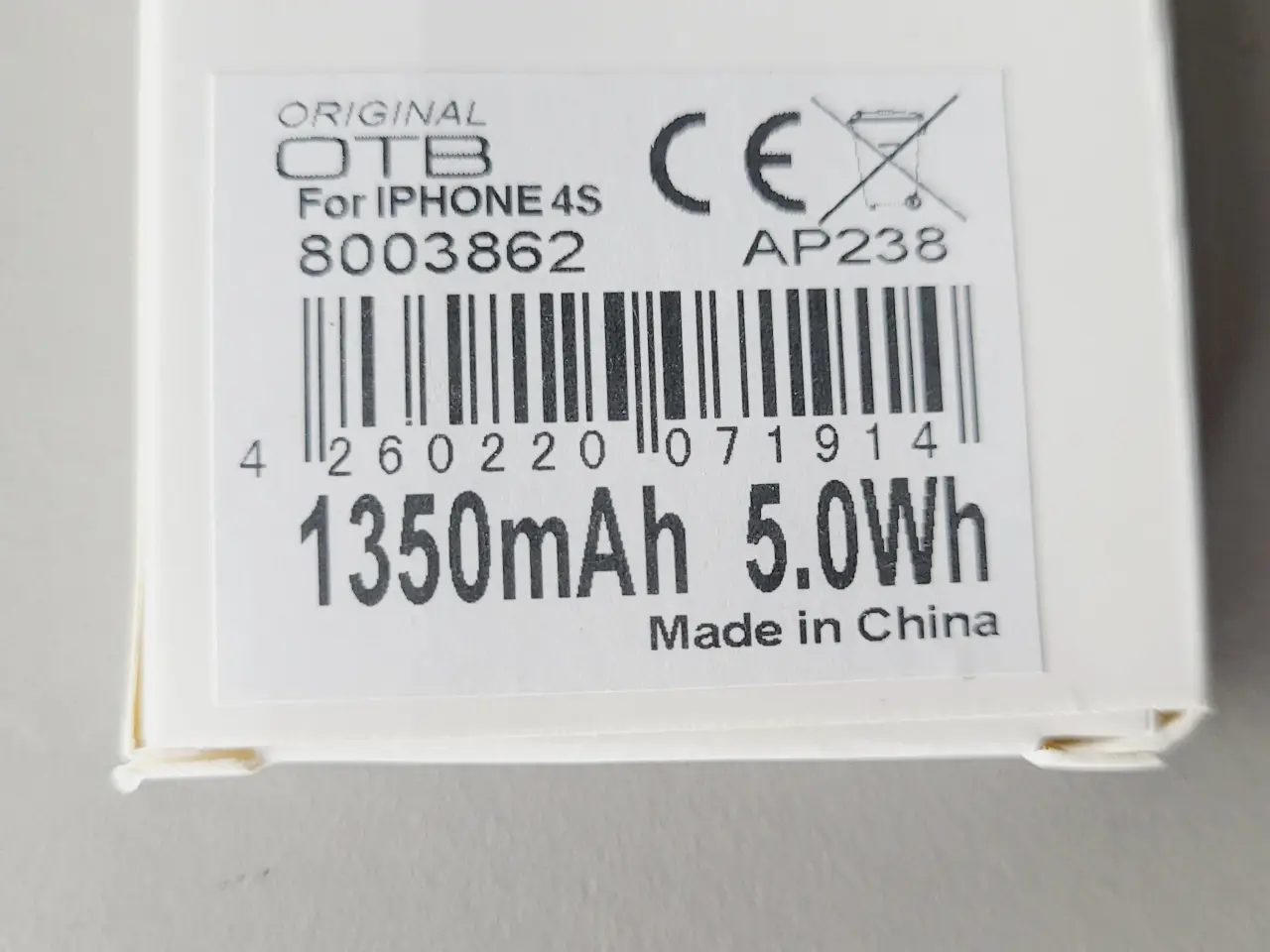 Billede 4 - ⭐️· 🔋 Nyt/Ubrugt Batteri til iPhone 4S