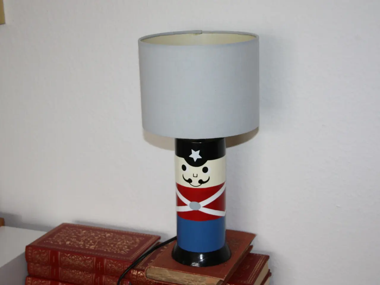 Billede 3 - Sebra børne lampe / bord lampe højde med skærm 35