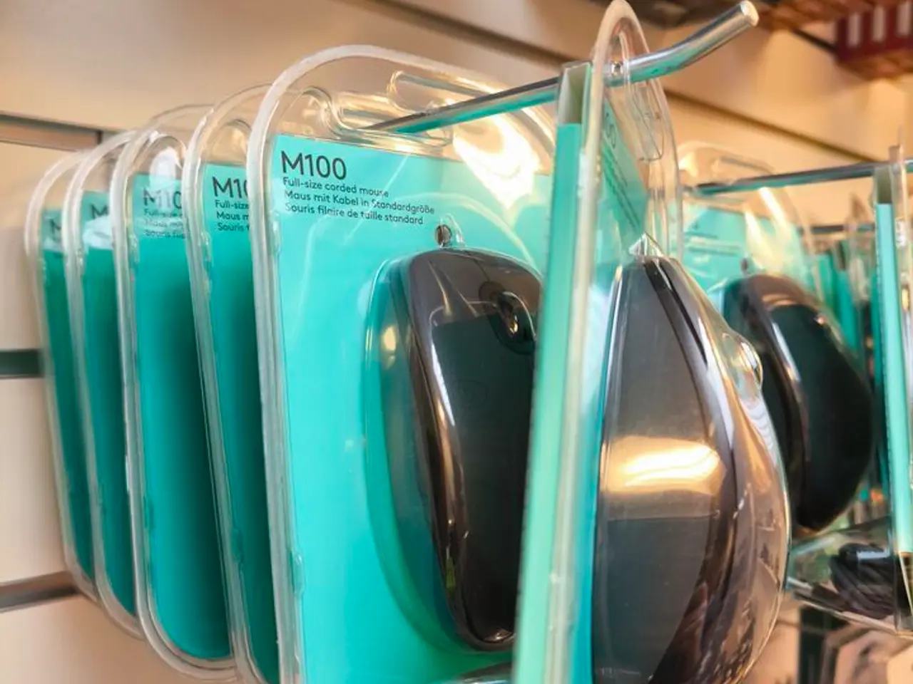 Billede 1 - 5 stk. LOGITECH M100 mus (ubrugt)
