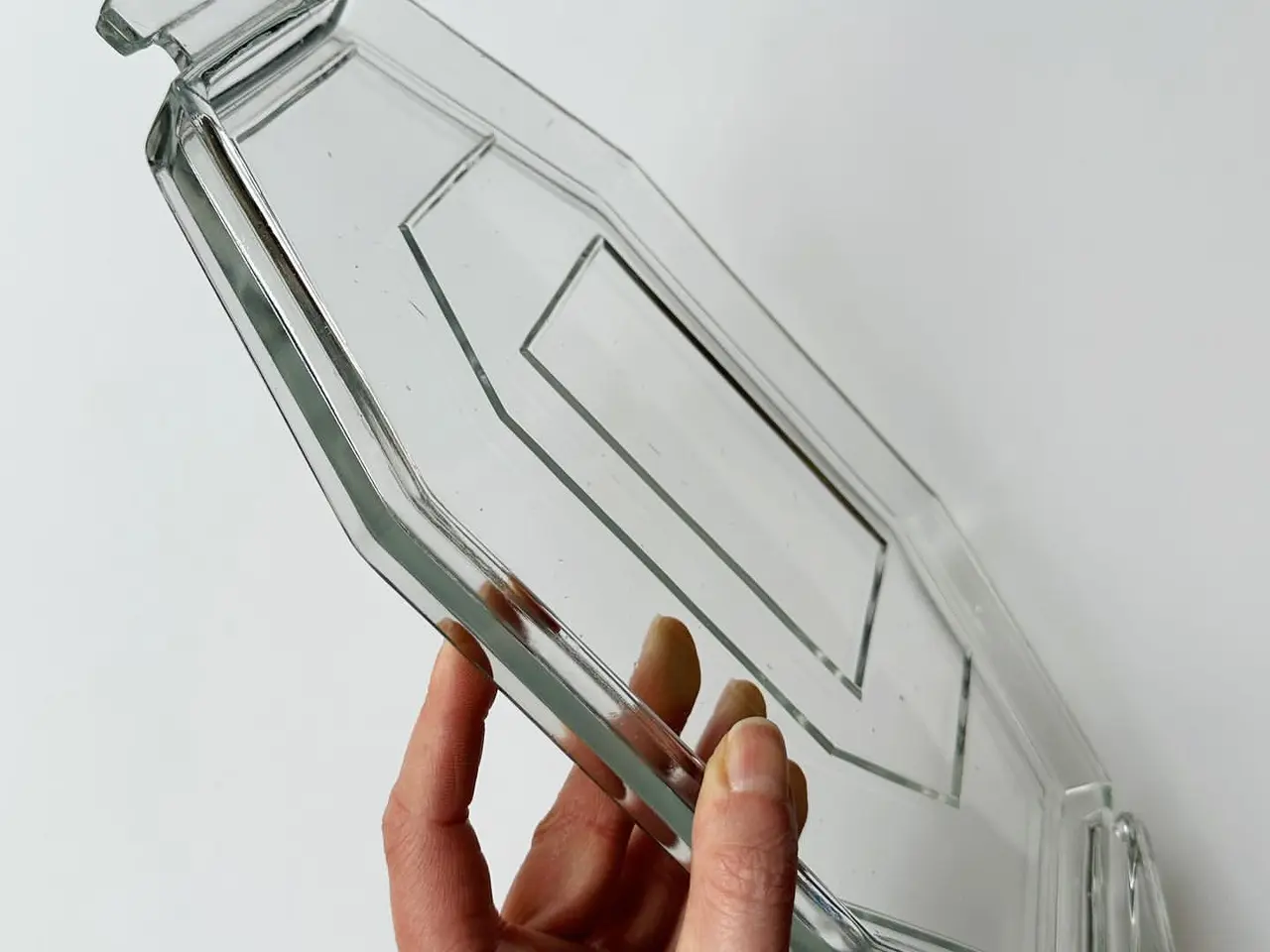 Billede 6 - Rouladefad, klart kantet glas, NB