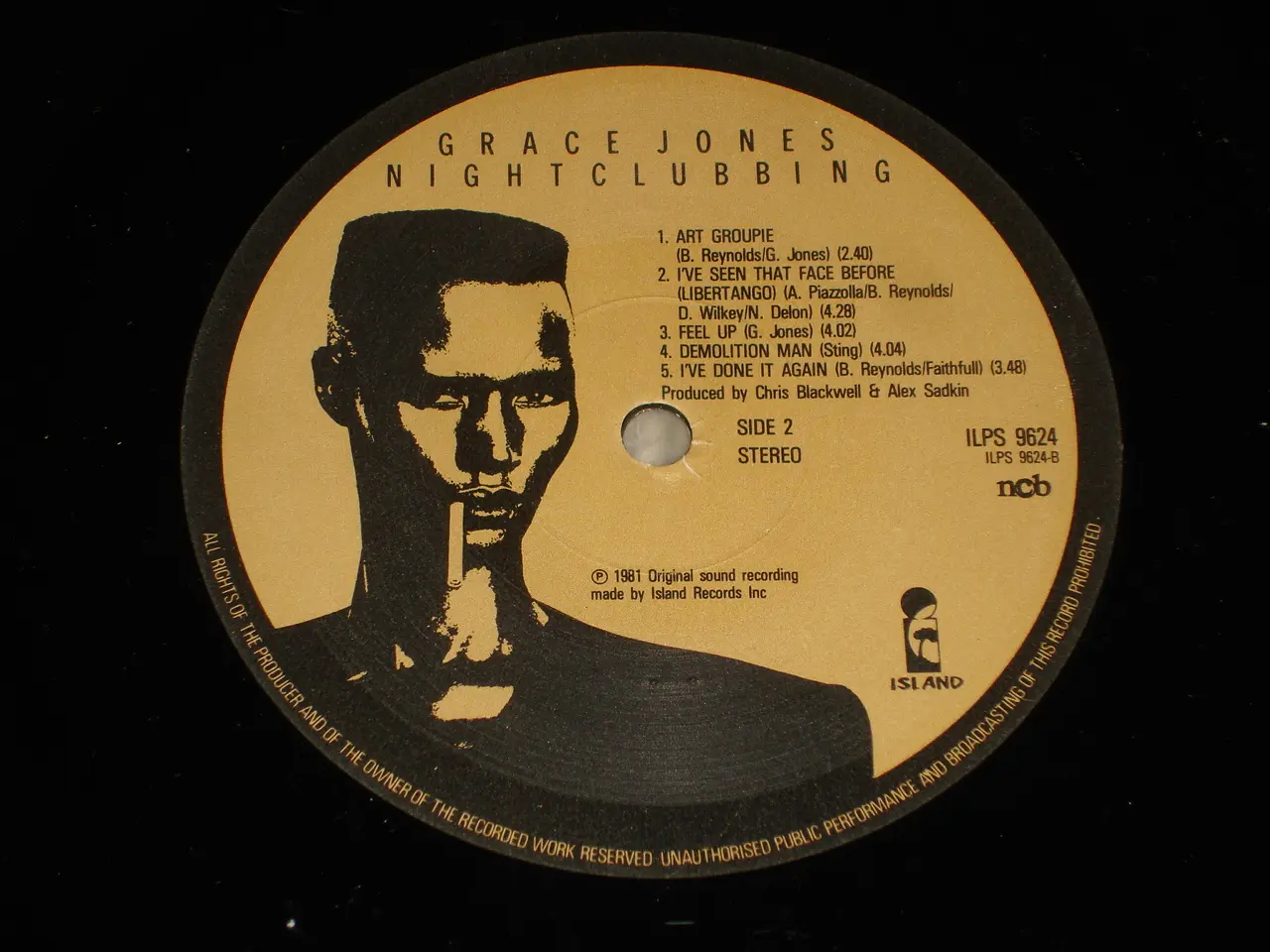 Billede 3 - (Sender gerne) Grace Jones – Nightclubbing