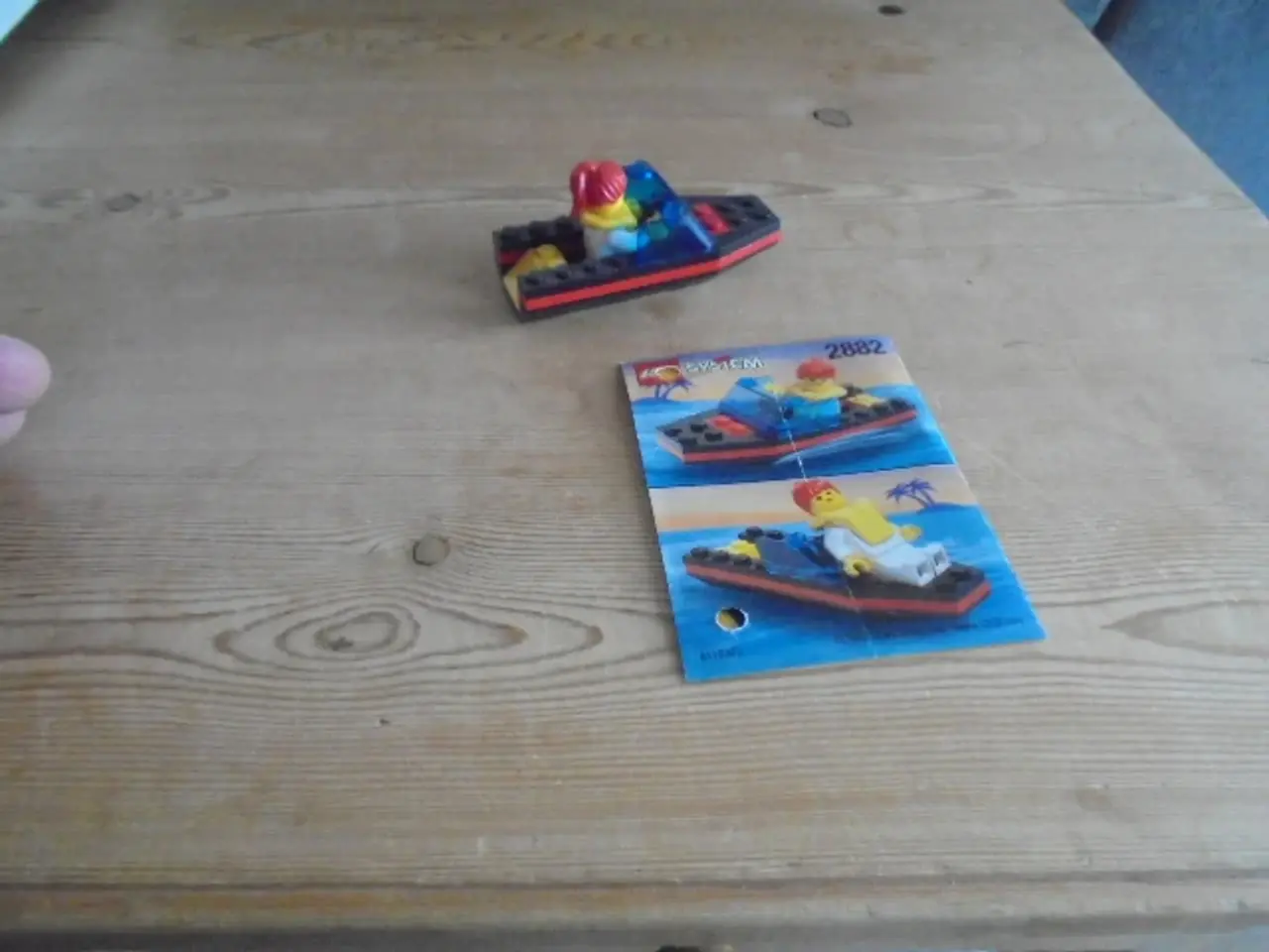 Billede 2 - LEGO 2882 Classic Town: Harbor: 2882 Speedboat