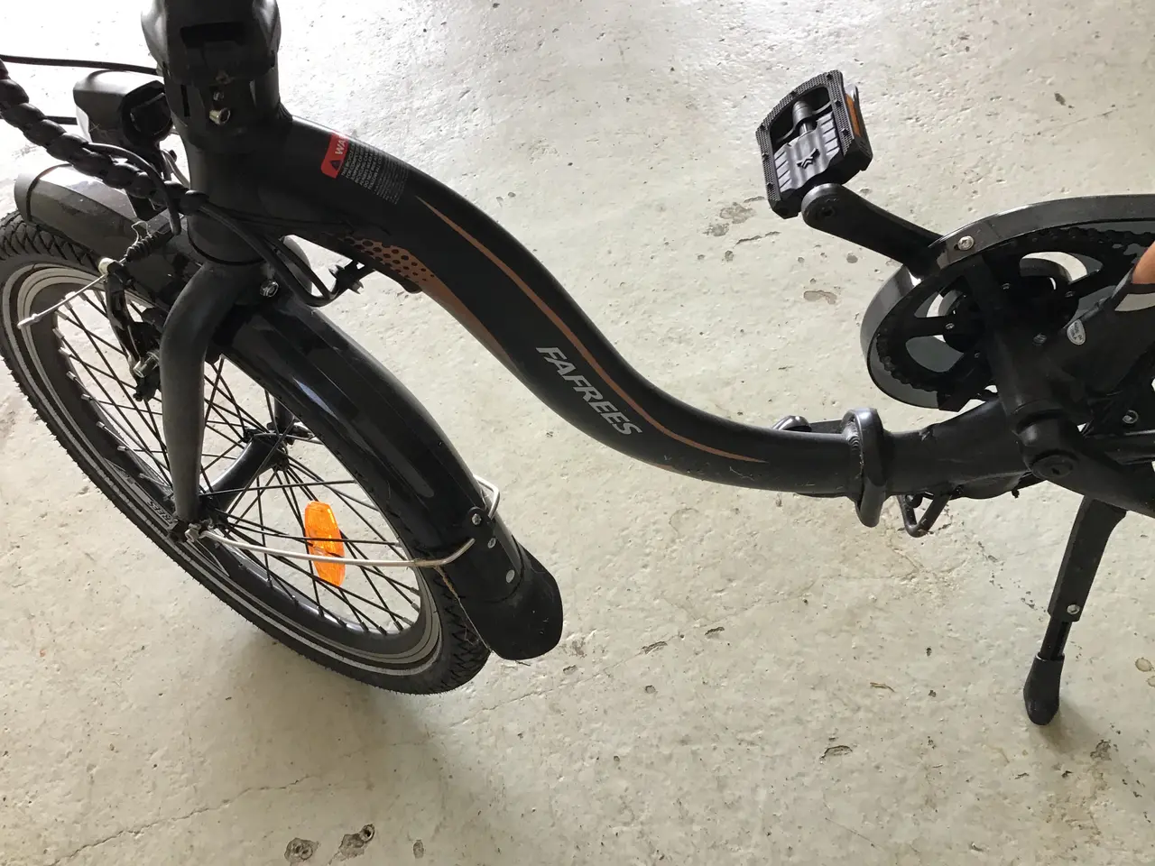 Billede 4 - Foildbar elcykel er meget bruger venlig
