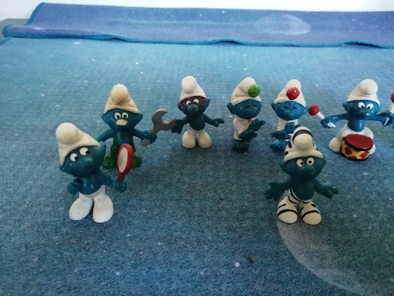 Billede 2 - Flotte Gamle Schleich Smølfer