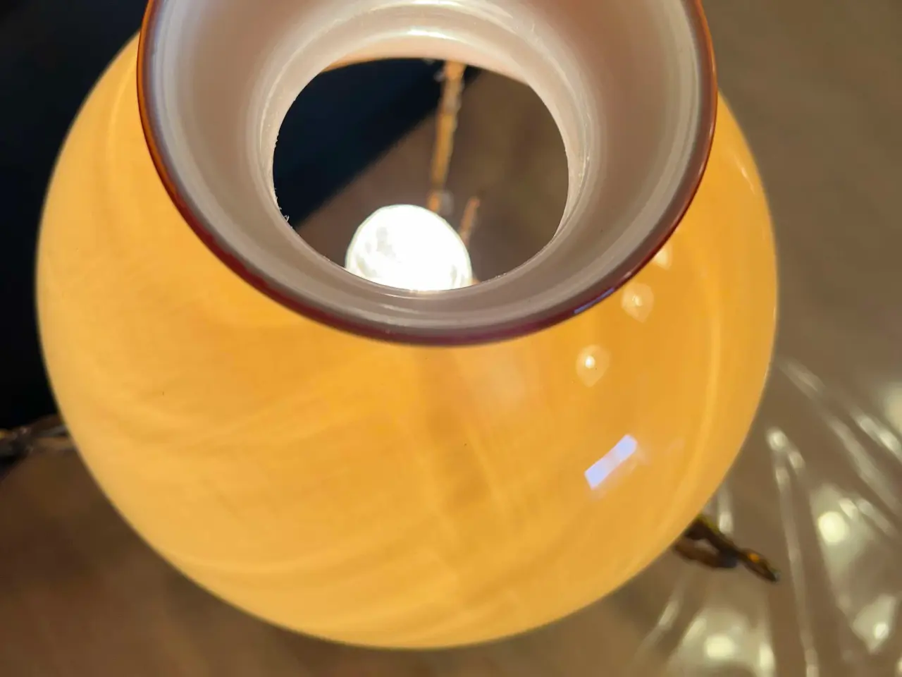 Billede 4 - Smuk gammel bordlampe.