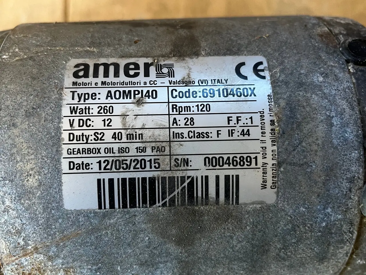 Billede 4 - 12 v gear motor