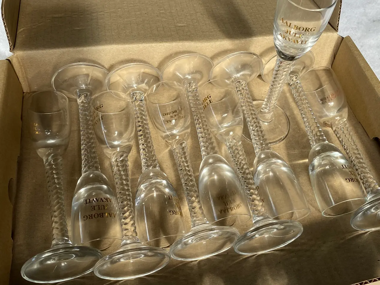 Billede 2 - Aalborg Akvavit snapesglas
