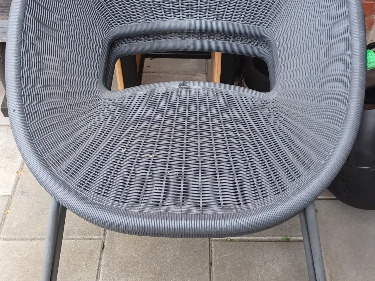 Billede 1 - Kurvestole nest grå 2stk