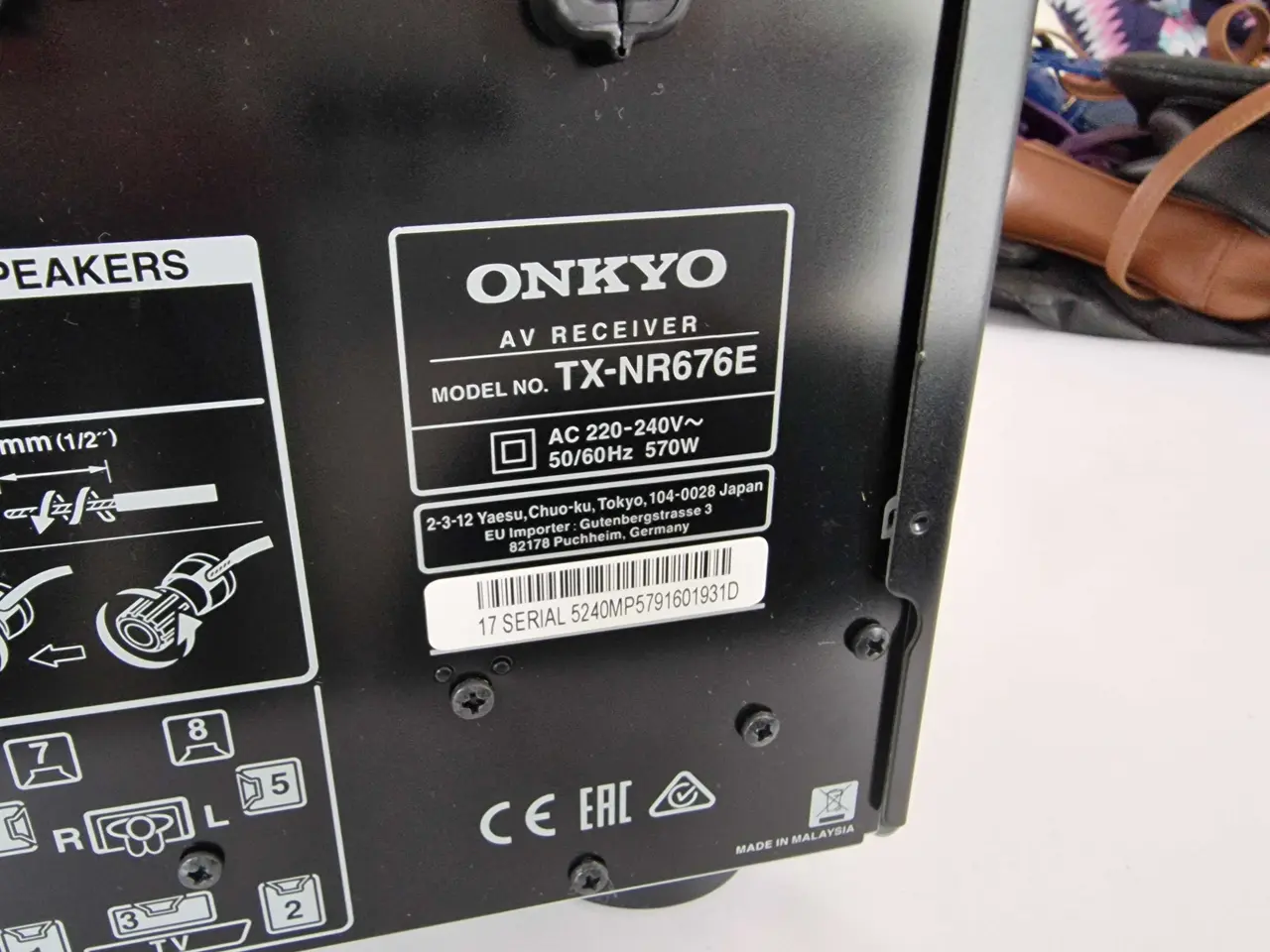 Billede 3 - Onkyo TX-NR676 7.2 Dolby Atmos / 4K AV-Receiver