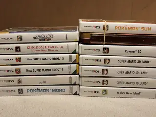 Blandede Nintendo 3DS spil - 3DS spil (Se Priser)