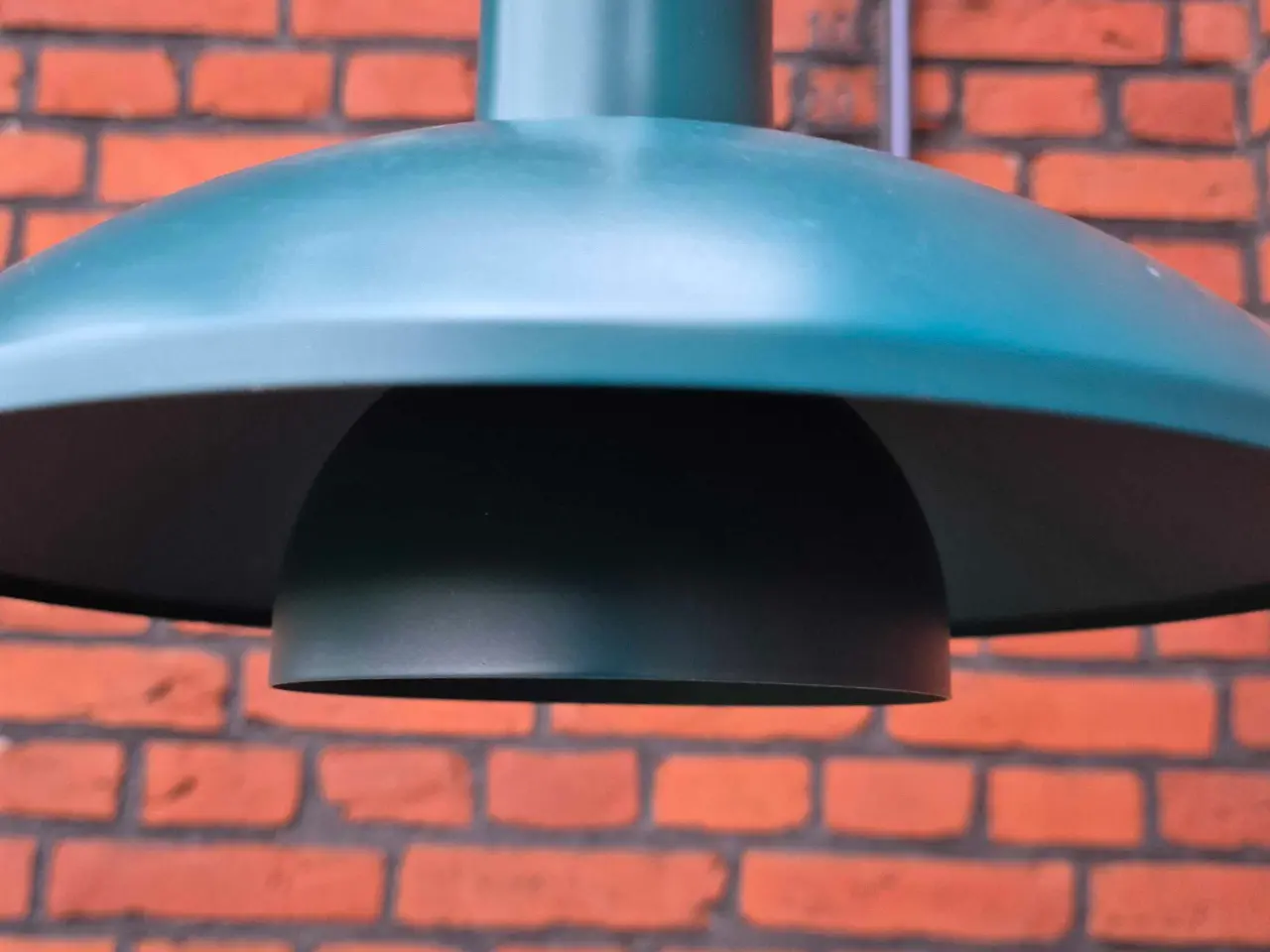 Billede 8 - Retrolampe i den flotteste blågrønnne farve