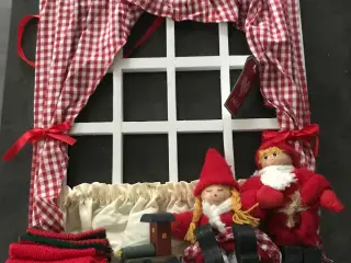 Juleknagerække julevindue knagerække