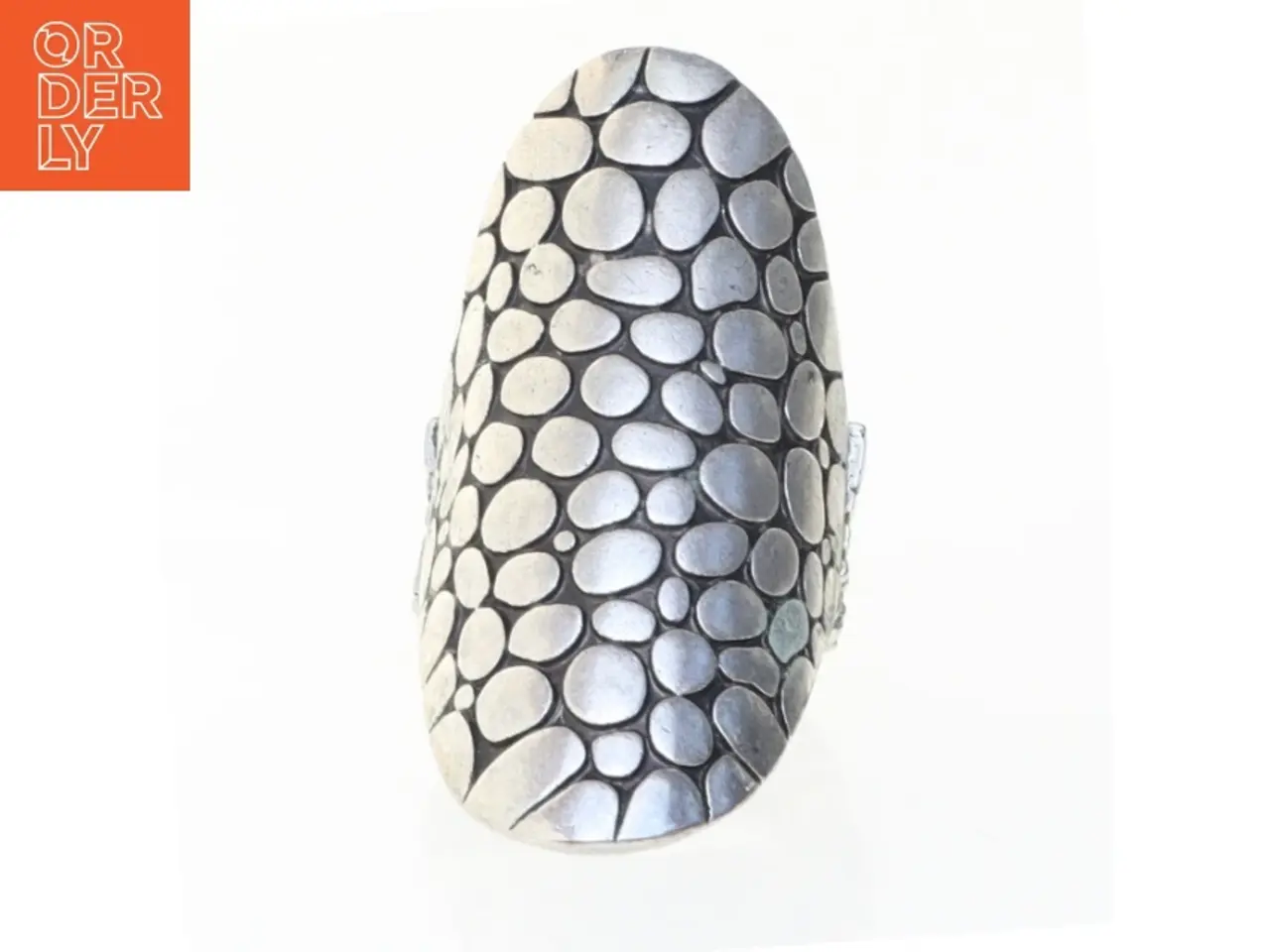 Billede 1 - Sølvfarvet ring (str. 54 mm)