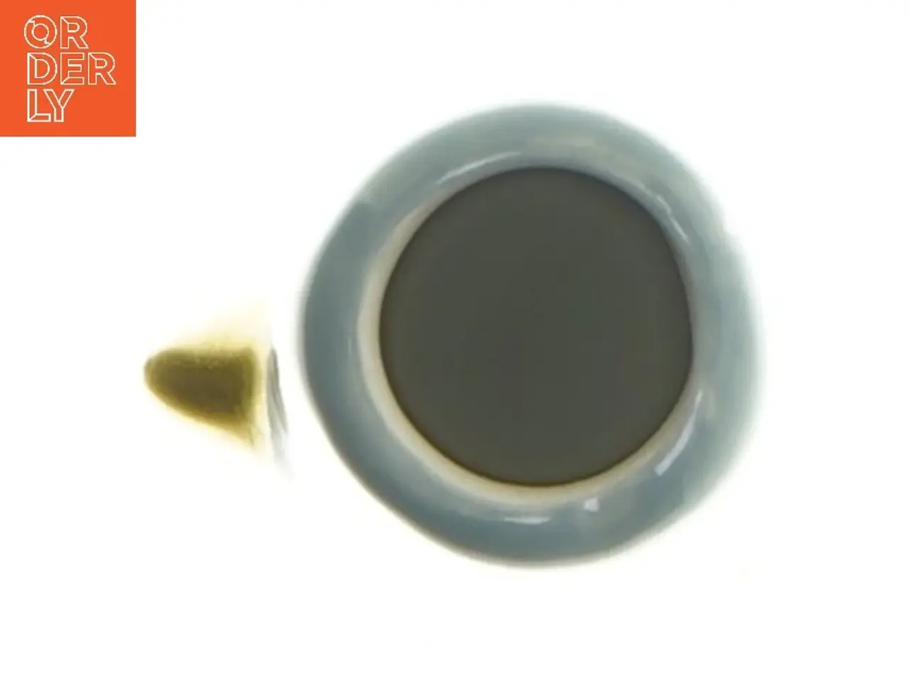 Billede 3 - Keramisk vase med fuglemotiv fra Speedtsberg (str. 15,5 cm)