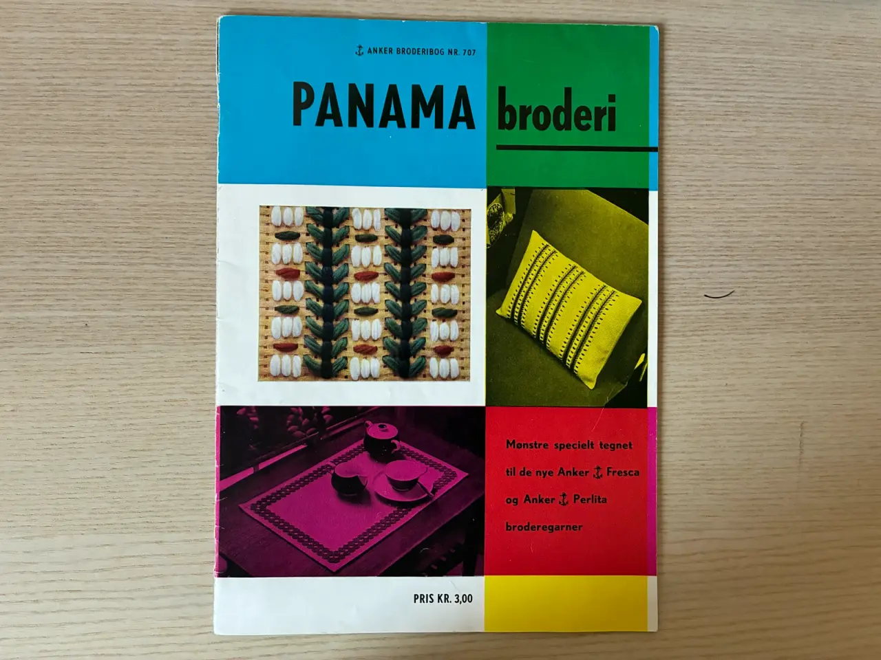 Billede 1 - Panama broderi - Anker broderibog nr. 707