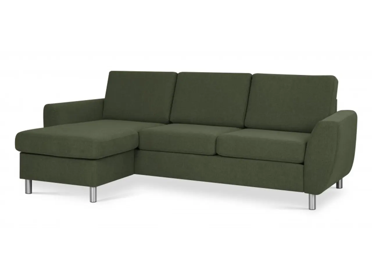 Billede 5 - Pan Chaiselong sofa Grøn stof vendbar