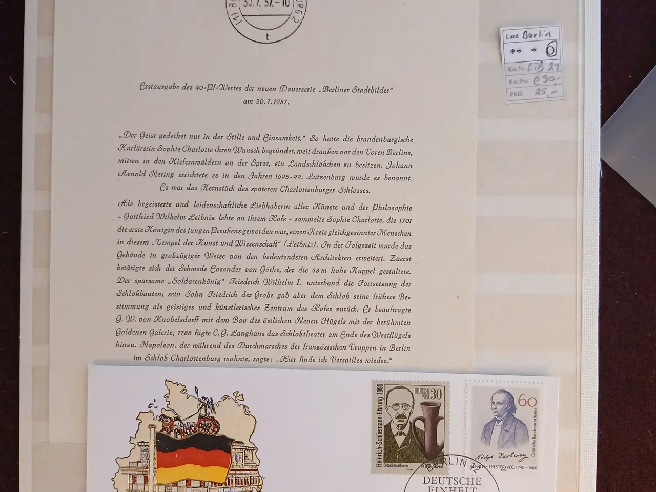 Billede 4 - Berlin (442) 4 plancher med interessant udvalg